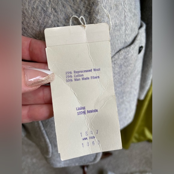 Vintage Deadstock Women’s Wool Blazer by Kmart, Grey, Size 8 | Mint Condition! - Picture 11 of 12